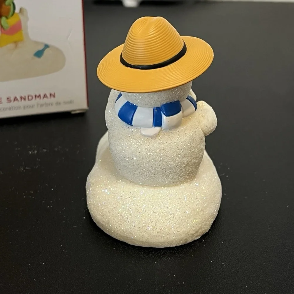 2023 Hallmark Ornament Sandal The Sandman Snowman Turtle Reindeer Beach Glitter